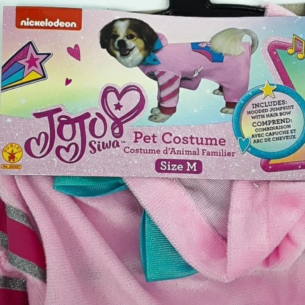 NICKELODEON Pet Costume Sweater Jo Jo Siwa Pet Hoodie Halloween Outfit